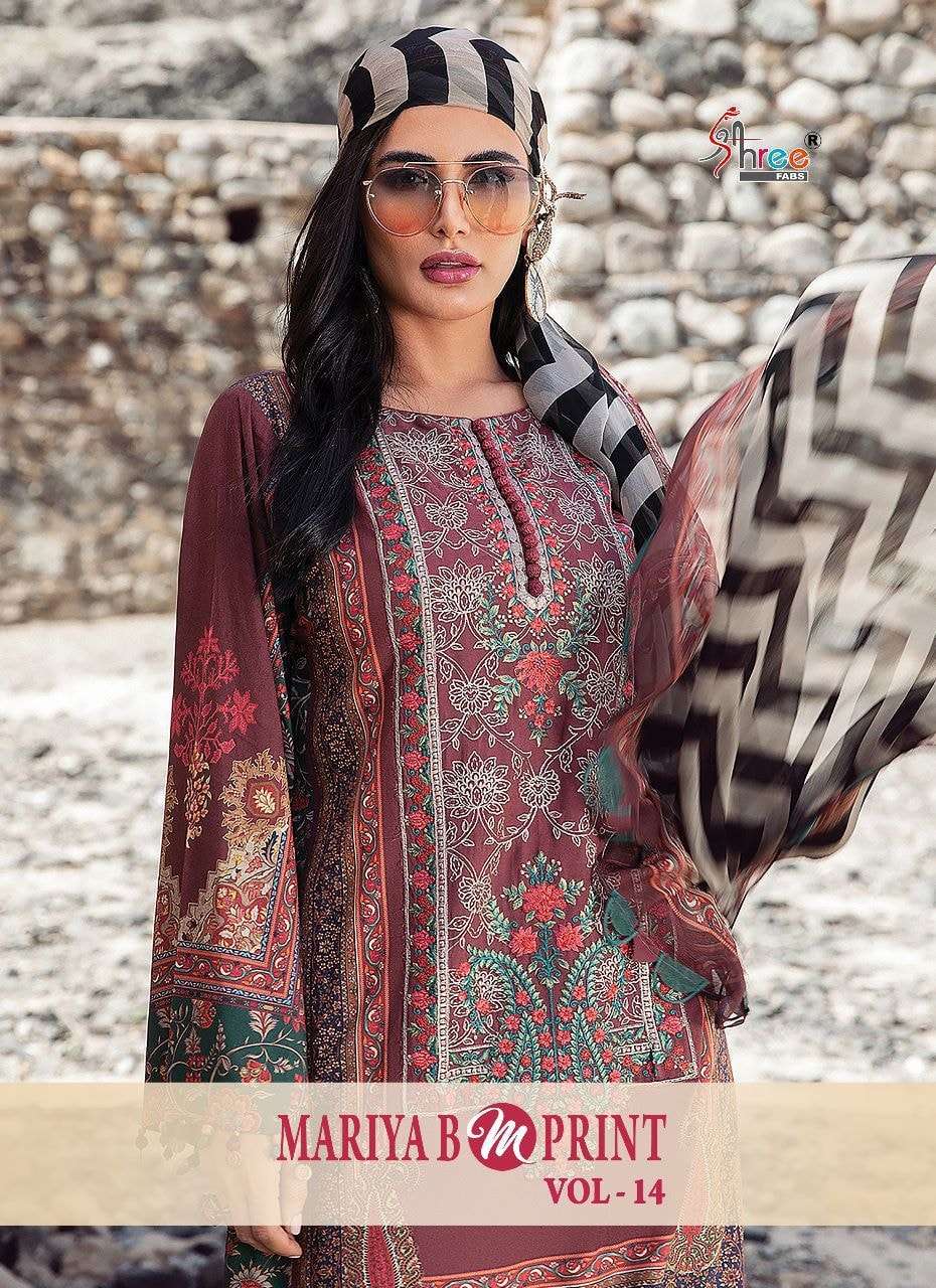 MARIYA B M PRINT VOL-14 by Shree Fabs